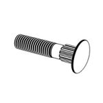 Round Head Ribbed Neck Bolts,(Inch Series) [Table 4] (A307, SAE J429, F468, F593) — ASME Round Head Bolts, Indasco product B-05-0009