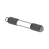 Connections with Waisted Stud - Type ZU — DIN Double End Bolts, Indasco product B-14-0022