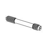 Connections with Double End Studs - Type GR — DIN Double End Bolts, Indasco product B-14-0025