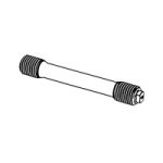 Connections with Waisted Stud — DIN Double End Bolts, Indasco product B-14-0033