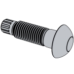Twist-off-type Tension Control Structural Bolts: Heavy Round Head Configurations (ASTM F 1852 / ASTM F 2280) — Indasco product B-16-0004