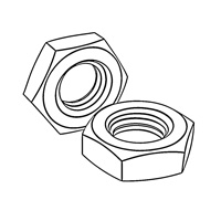 Hexagon Thin Nuts—Product Grades A and B,M8 to M52 and M8×1 to M52×4 — DIN Hex Nuts, Indasco product N-01-0017