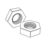 Unchamfered Hexagon Thin Nuts, Product Grade B — DIN Hex Nuts, Indasco product N-01-0019