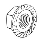 Large Serrated Flange Locknuts (ASTM F2282) — ASME Flanged-Collared Hex Nuts, Indasco product N-02-0003