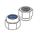 Prevailing Torque Type Hexagon Regular Nuts (with Non-Metallic Insert) - Property Classes 5, 8 and 10 — ISO Locking Nuts, Indasco product N-06-0065