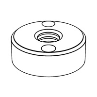 Round Nuts with Drilled Holes in One Face — DIN Round Nuts, Indasco product N-08-0001