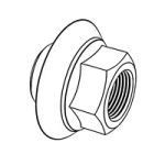 Wheel Nut with Short Guide Shank - K — DIN Wheel Nuts, Indasco product N-13-0002