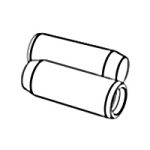 Parallel Pins with Internal Thread of Hardened Steel and Martensitic Stainless Steel — DIN Parallel Pins, Indasco product P-02-0002