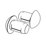 Grooved Pins with Round Head — DIN Grooved Pins, Indasco product P-06-0002