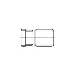 Slot Stones, Loose - Form A — DIN Keys, Indasco product P-07-0006