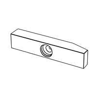 Parallel Keys, With Taper and One Step Bore For Fixation Screw - Type G — DIN Keys, Indasco product P-07-0026