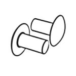 Small Solid Rivets - Truss Head Rivets [Table 5] (ASTM A31, SAE J430) — ANSI Solid Rivets, Indasco product R-01-0001