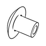Oval Head Semi-Tubular Rivets — ASME Tubular-Semi-Tubular Rivets, Indasco product R-02-0001