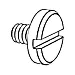 Slotted Binding Head Miniature Screws [Table 4] (A276, B16, B151) — ANSI Machine Screws, Indasco product S-01-0002