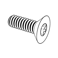 Fasteners — Hexalobular Socket Countersunk Flat Head Screws — ISO Hexalobular Socket Machine Screws, Indasco product S-03-0015
