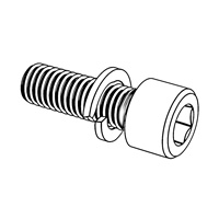 Helical Spring Lock Washers for Socket Head Cap Screw SEMS — ASME Screw and Washer Assemblies, Indasco product S-05-0004