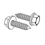 Hexagon Head Tapping Screw with Plain Washers — ISO Screw and Washer Assemblies, Indasco product S-05-0012