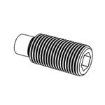 Hexagon Socket Set Screws with Dog Point — DIN Set-Headless Screws, Indasco product S-06-0010