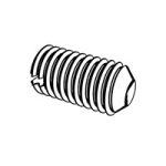 Slotted Set Screws with Cup Point — EN Set-Headless Screws, Indasco product S-06-0013