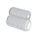 Hexagon Socket Set Screws with Flat Point — ISO Set-Headless Screws, Indasco product S-06-0016