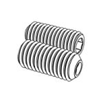 Hexagon Socket Set Screws with Cup Point — ISO Set-Headless Screws, Indasco product S-06-0019