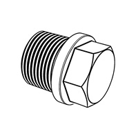 Hexagon-duty Hexagon Head Screw Plugs （Standard Type） — DIN Plugs, Indasco product S-07-0009