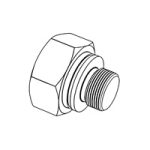 External Hex Port Plug (PLEH) — ISO Plugs, Indasco product S-07-0011