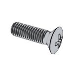 Cross Recessed Raised Countersunk Head Thread Rolling Screws - Form NE — DIN Locking Screws, Indasco product S-09-0004