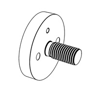 Axial Thrust Washers for Flange Couplings of Vertical Shaft for Agitators — DIN Thrust Washers, Indasco product W-02-0001