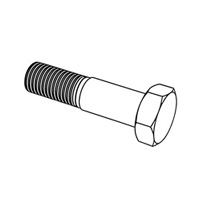 Hexagon Fit Bolts with Long Threaded Dog Point — DIN Hex Bolts-Screws, Indasco product B-01-0035
