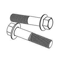 Hexagon Bolts with Flange - Small Series — EN Flanged-Collared Hex Bolts, Indasco product B-02-0013