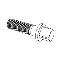 Square Head Bolts with Collar — DIN Square Head Bolts, Indasco product B-04-0003