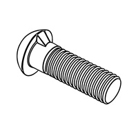 Round Head Nib Bolts — DIN Round Head Bolts, Indasco product B-05-0016
