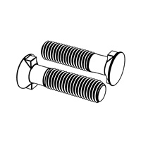 Agricultural Equipment; Countersunk Double-nip Bolts, Sinkings, Metric Thread, Finish — DIN Countersunk Head Bolts, Indasco product B-06-0019