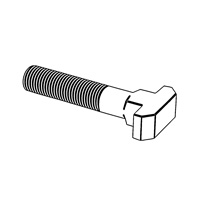 T-head Bolts with Large Head — DIN T-Head Bolts, Indasco product B-08-0011