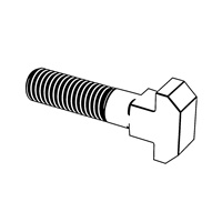 T-head Bolts with Square Neck — DIN T-Head Bolts, Indasco product B-08-0012