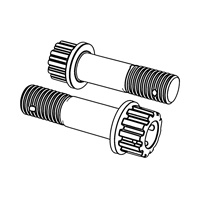 Aerospace - Bolts, Normal Spline Head, Normal Shank, Short or Medium Length MJ Threads, Metallic Material, Coated or Uncoated, Strength Classes Less Than or Equal to 1100 Mpa — Indasco product B-11-0002