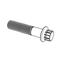 Metric 12-Spline Flange Screws — ASME 12 Point Bolts, Indasco product B-11-0007