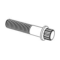 Aerospace Series - Bolts, Large Bihexagonal Head, Close Tolerance Normal Shank, Medium Length Thread, in Heat Resisting Nickel Base Alloy, Passivated - Classfication: 1550 MPa (at Ambient Temperature)/315℃ — Indasco product B-11-0008