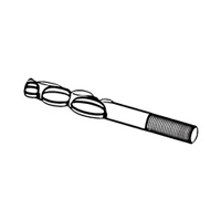 Foundation Bolts - Type E — DIN Foundation Bolts, Indasco product B-13-0008