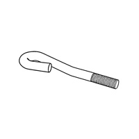 Masonry and Foundation Bolts - Shapes of Shank — DIN Foundation Bolts, Indasco product B-13-0011