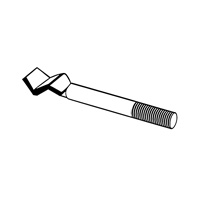 Foundation Bolts - Type D — DIN Foundation Bolts, Indasco product B-13-0016