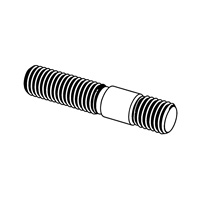 Studs - Metal End ≈ 1.25 d — DIN Double End Bolts, Indasco product B-14-0036