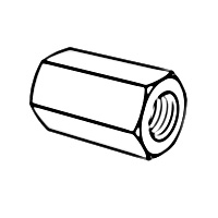 Hex Coupling Nuts [Table13] (ASTM A563) — ASME Hex Nuts, Indasco product N-01-0015