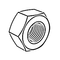 Hexagon High Nuts, Style 2 - Product Grades A and B — ISO Hex Nuts, Indasco product N-01-0066