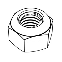 Prevailing Torque Type Hexagon Nuts with Two-piece Metal (Type M) — DIN Locking Nuts, Indasco product N-06-0057