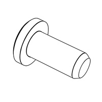 Metric Clevis Pin with Head - Type A — ASME Clevis Pins, Indasco product P-04-0005