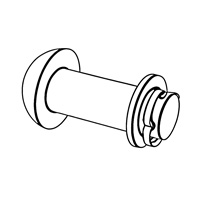 Connecting Bolts For Overhead Power Lines - Form N — DIN Clevis Pins, Indasco product P-04-0009