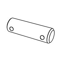 Hydraulic fluid power - accessories for single rod cylinders, 16 MPa (160 bar) medium and 25 MPa (250 bar) series: AA4-S - Pivot pin, plain bearing or AA6-S - Pivot pin, spherical bearing — Indasco product P-04-0021