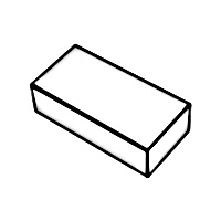 Rectangular Key — DIN Keys, Indasco product P-07-0005